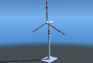 3d model wind turbine
