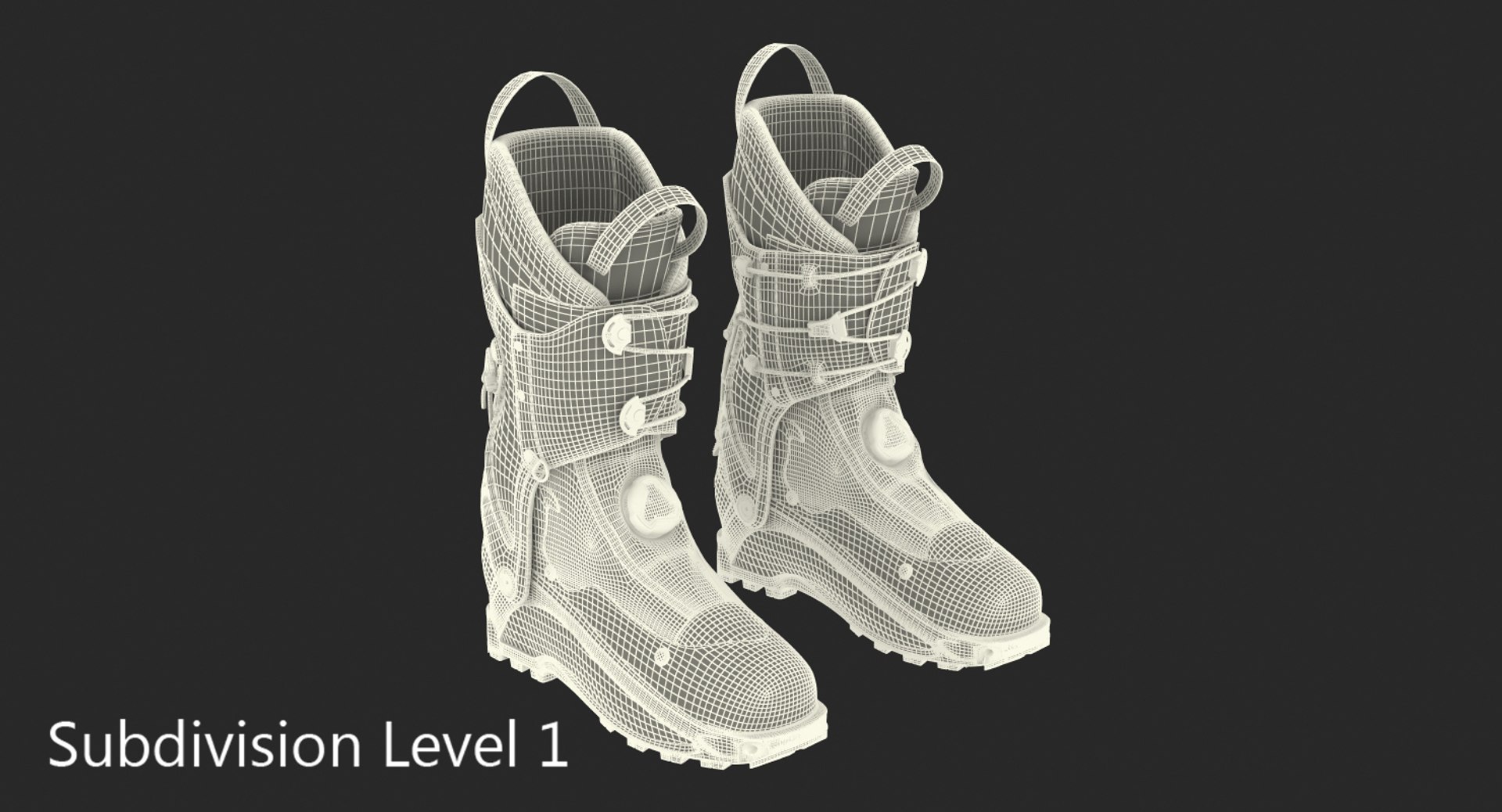 3D ski boots model - TurboSquid 1260751