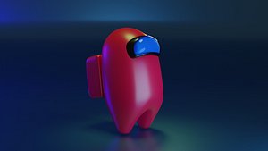 character blender riging 3D model