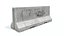photoscanned concrete road barrier