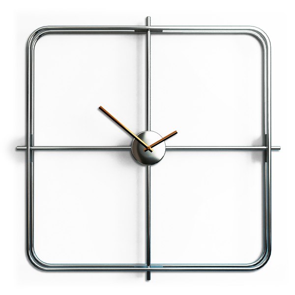 3D Wall Clock Set 20 TurboSquid 1446338   1 