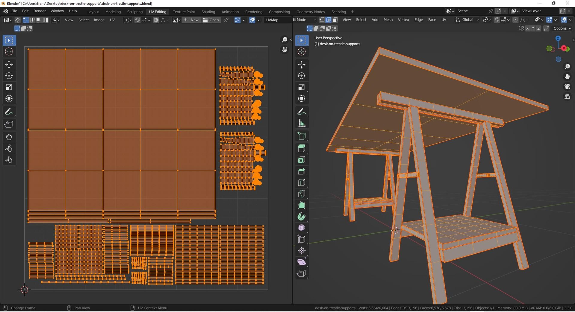 3D model Desk on trestle supports https://p.turbosquid.com/ts-thumb/5R/2c7aeo/7B/tsdeskontrestlesupports09/jpg/1670856046/1920x1080/fit_q87/a26aea0771fc91e3150b7313e458cc9642d34a91/tsdeskontrestlesupports09.jpg