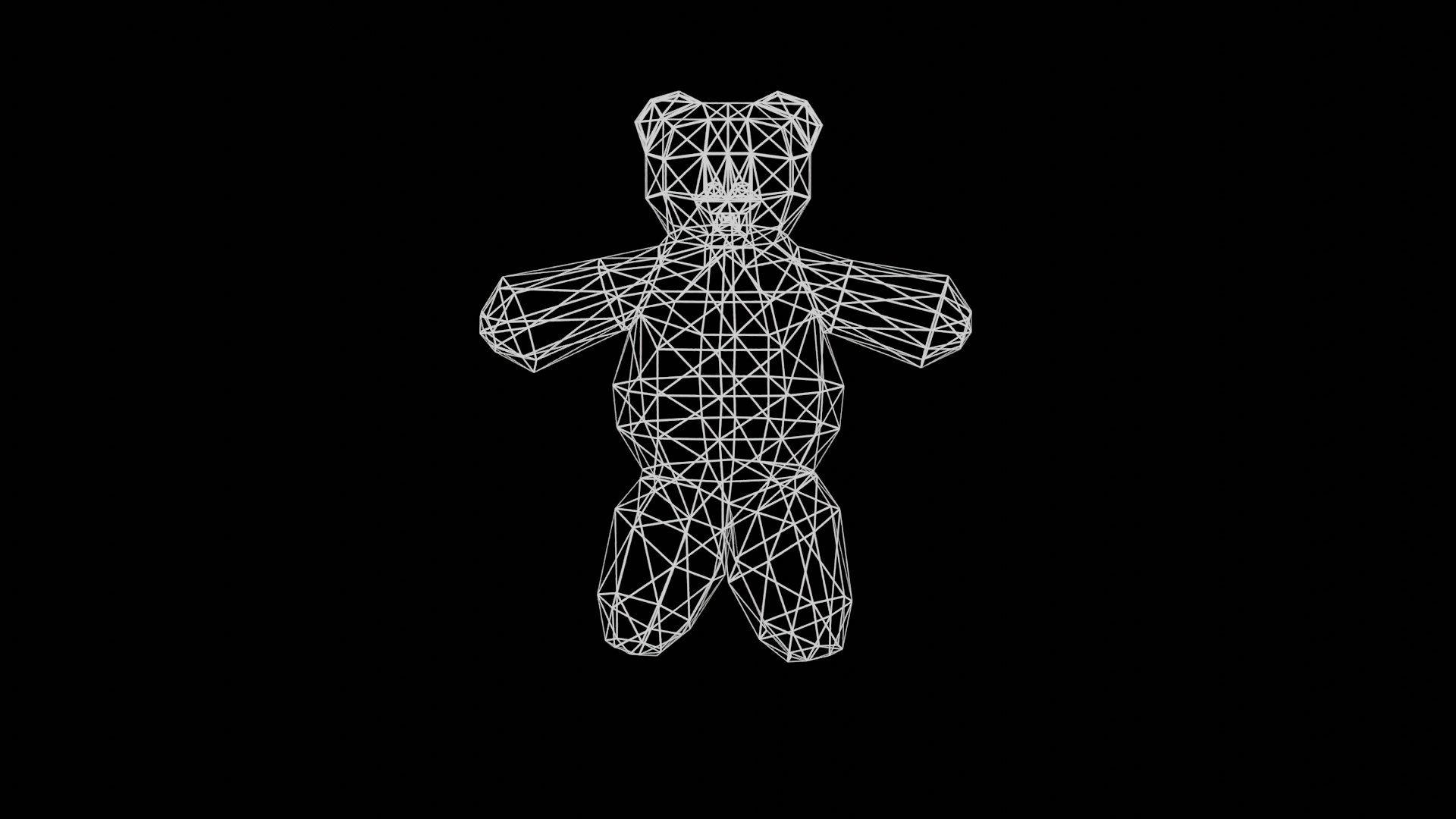 Free 3D Lowpoly 3D Teddy Bear Model - TurboSquid 2220256