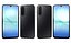 3D Samsung Galaxy A17 Black And Xiaomi Redmi 15 5G Green model