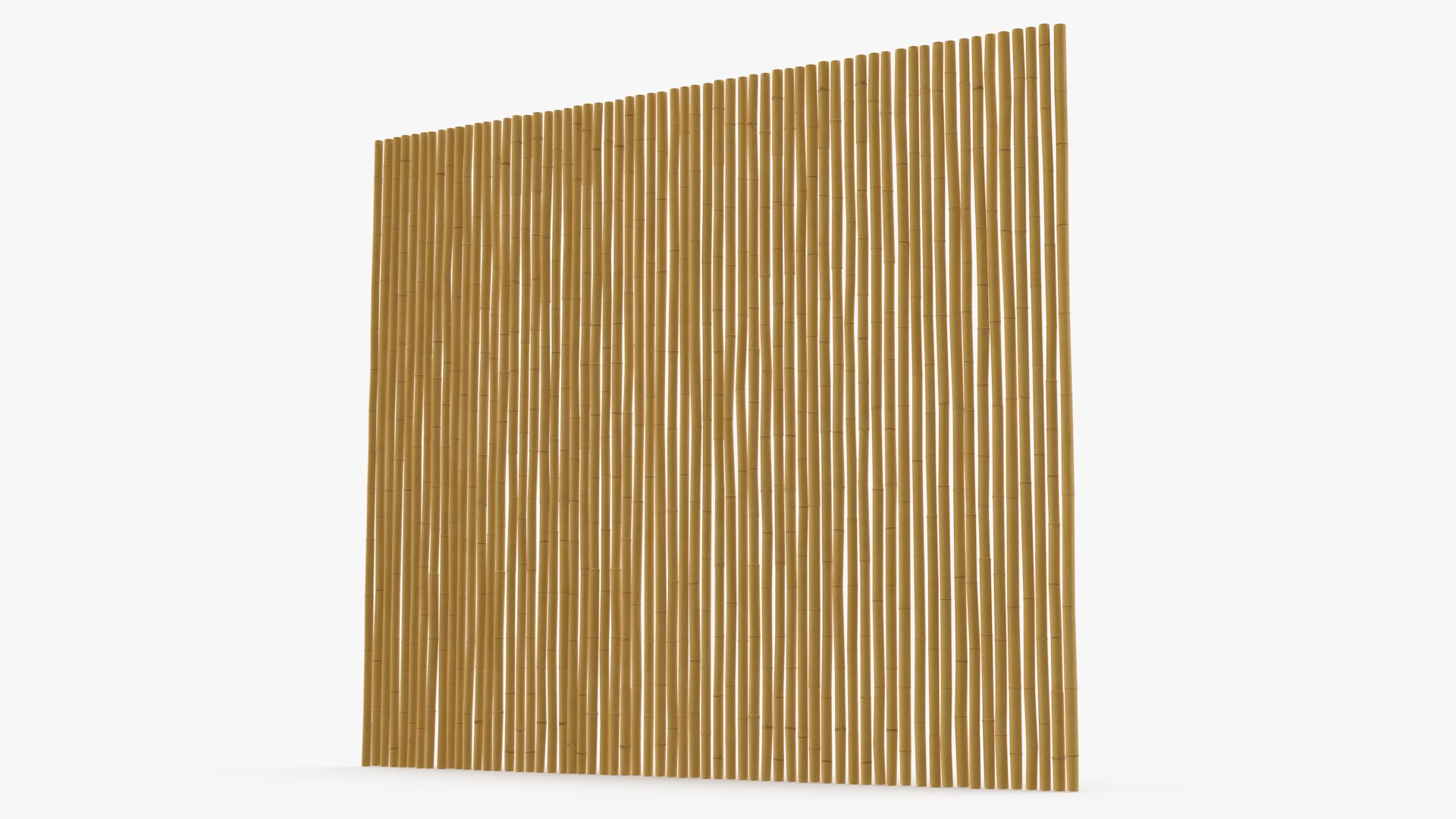 Decorative Bamboo Fence 3D TurboSquid 1991743