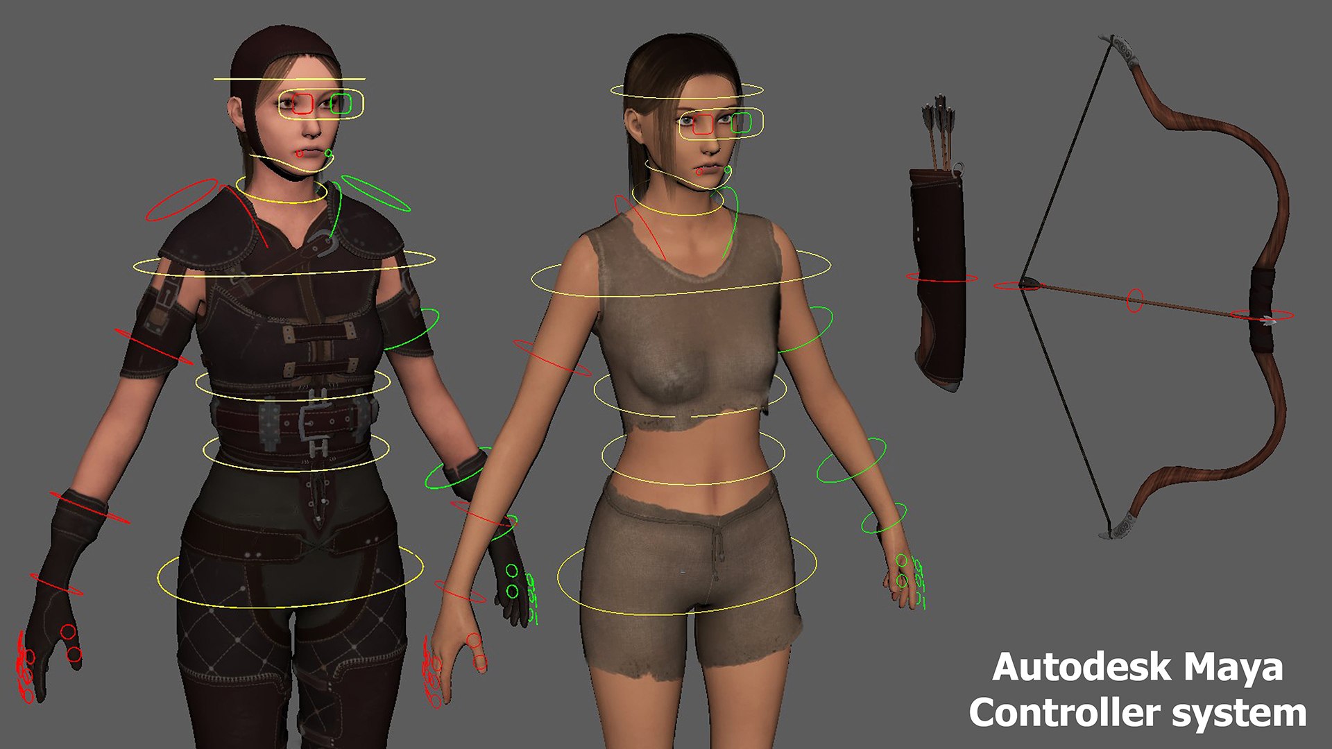 3D GAME-READY Character - Archer-Worker - TurboSquid 2127236