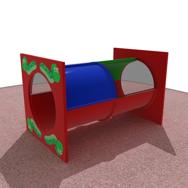 playground rocking slide 3d max