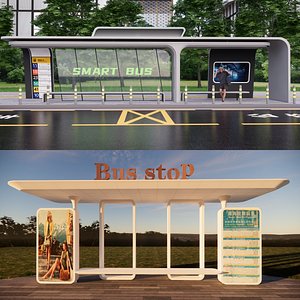 Bus Stop Collections -B1 3D