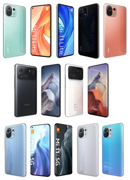 3D Xiaomi Mi 11 Collection