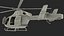 3D light twin utility helicopter