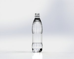 3d plastic glass bottle