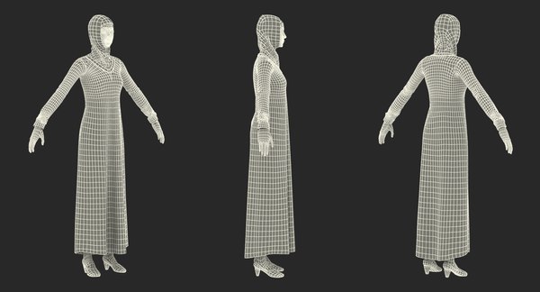 3D arab young women rigged - TurboSquid 1204145