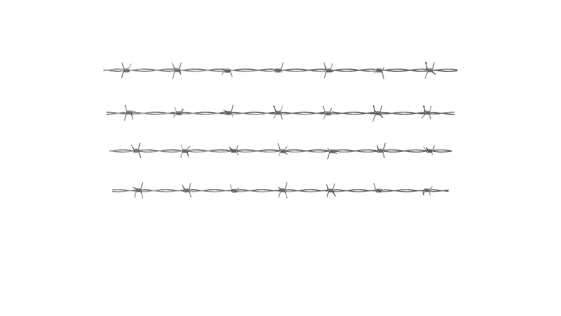 Barbed Wire 3D Model - TurboSquid 2316806