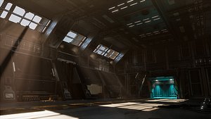 Modular Sci-Fi Station 3D model