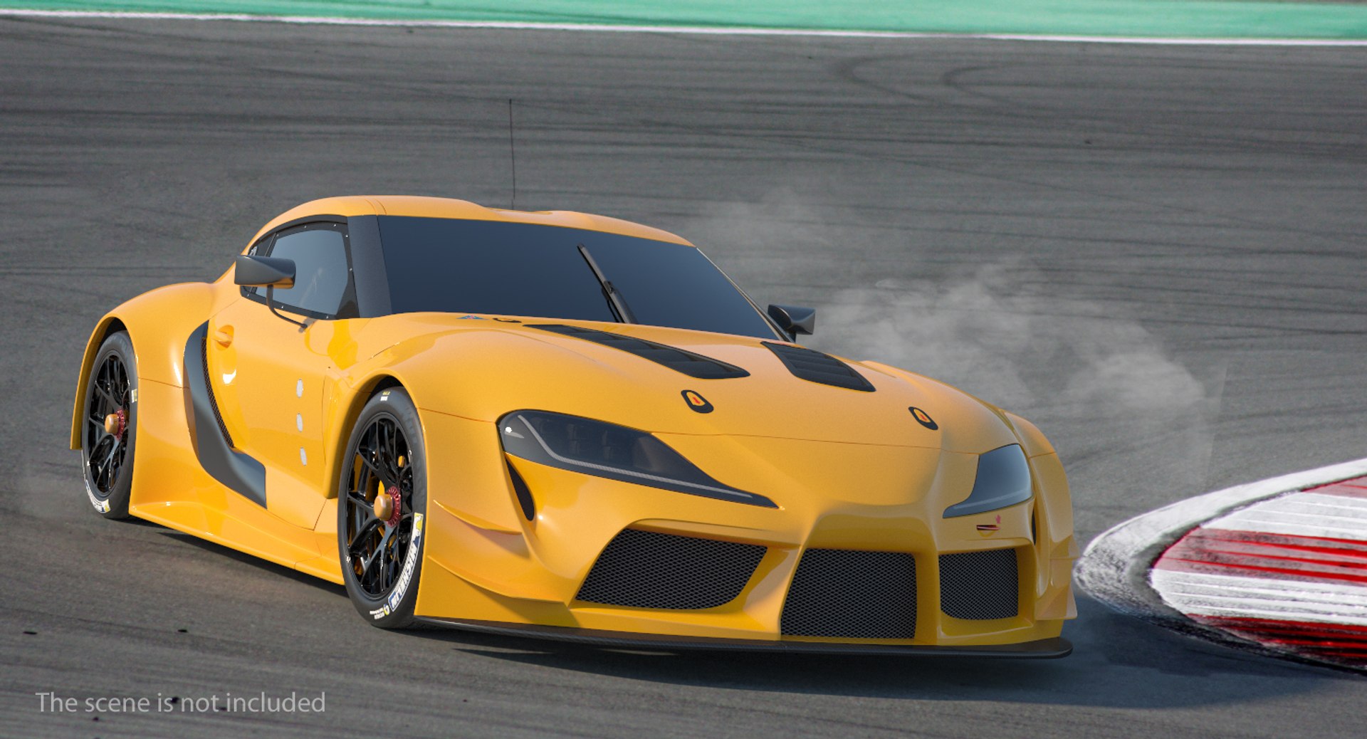 Toyota Supra Concept 3D model preview