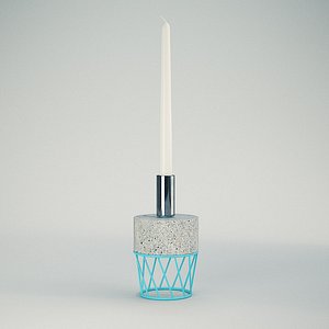 3d max candle stand