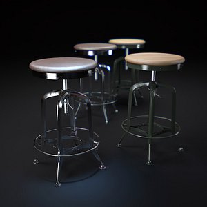 vintage-toledo-barstool 3d max