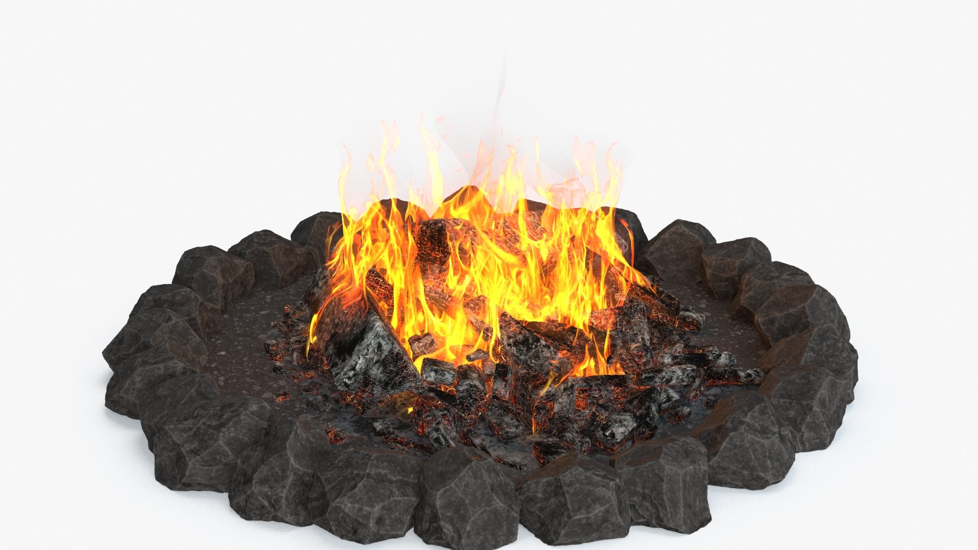 3D Bonfire - TurboSquid 2044170