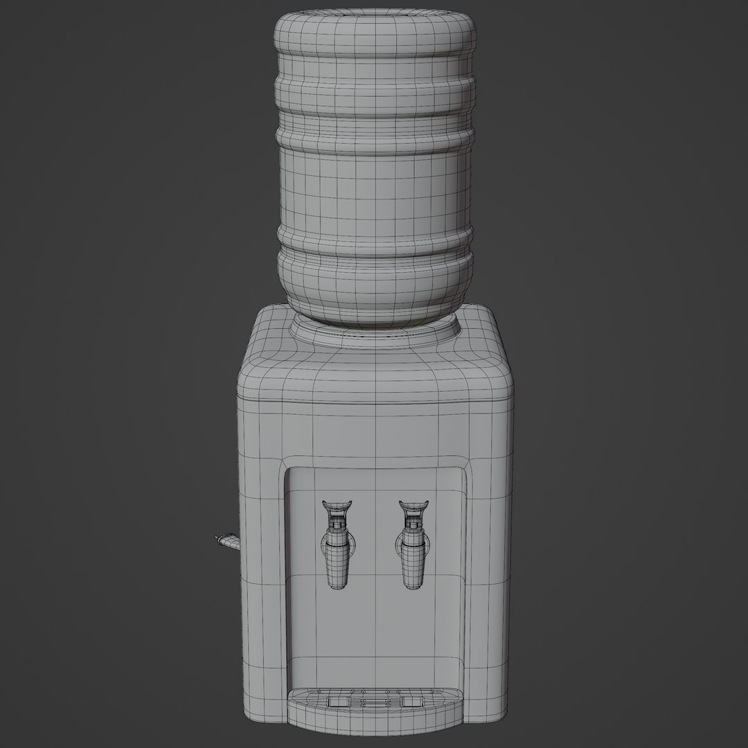 3D Water Cooler Dispenser model https://p.turbosquid.com/ts-thumb/5R/jcrlIK/8e/water_cooler_dispencer_wireframe_0001/jpg/1697816548/1920x1080/fit_q87/555e5d46a43f0f484e17b0f4be91f56e7aaff1b6/water_cooler_dispencer_wireframe_0001.jpg