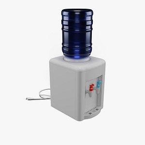 3D Water Cooler Dispenser model