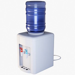 3D Water Cooler Dispenser model