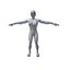 Femme 1 86m basemesh