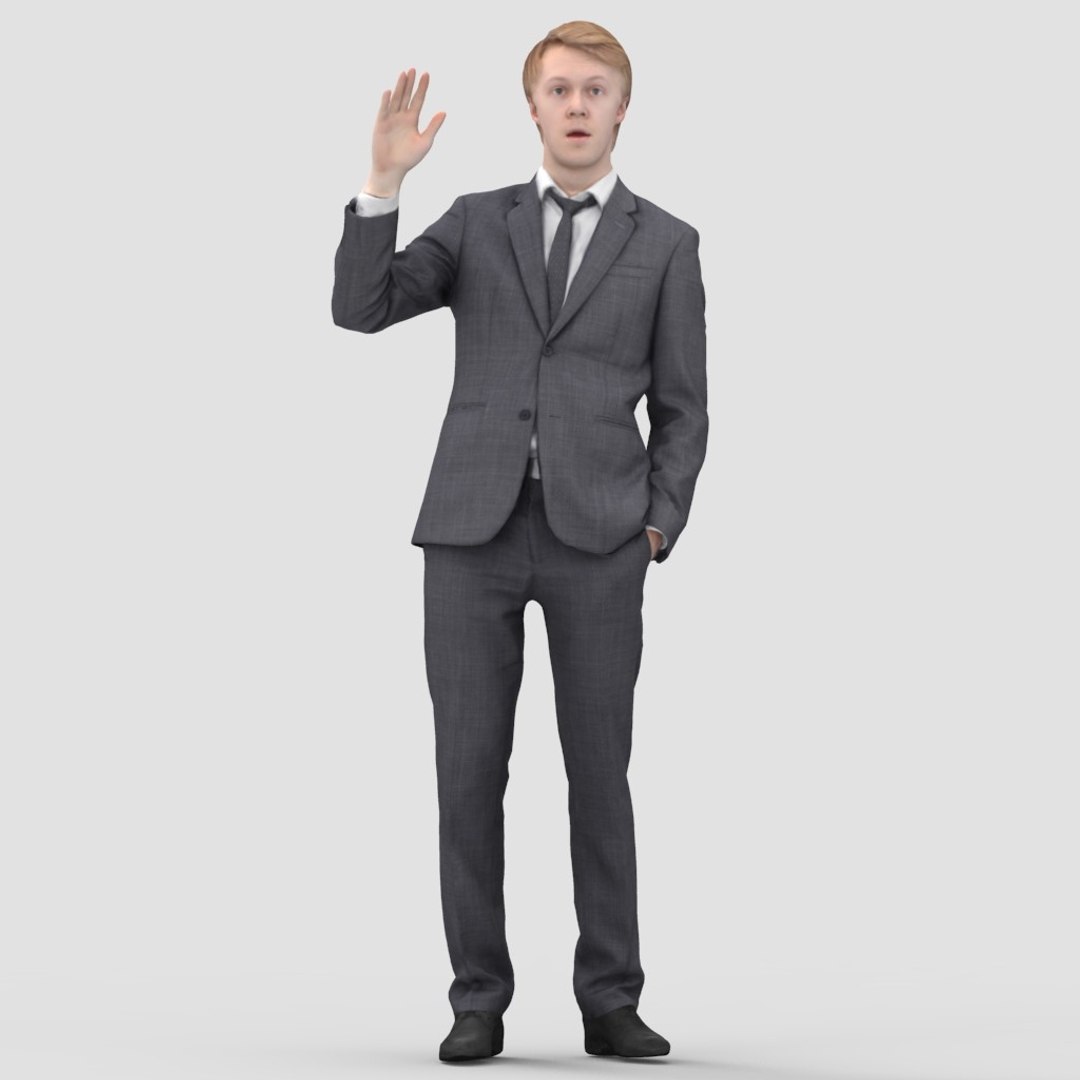 3d Realistic Business Humans Model