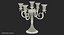 5 candelabri in argento