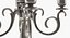 5 candelabri in argento
