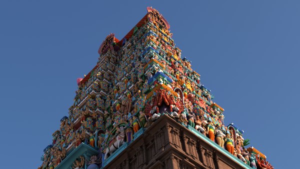 Hindu Temple 3D Model - TurboSquid 1757356