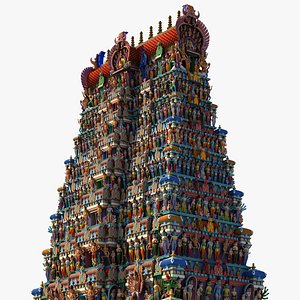 Hindu Temple 3D model