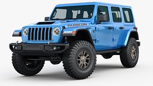 3D model jeep wrangler rubicon 392