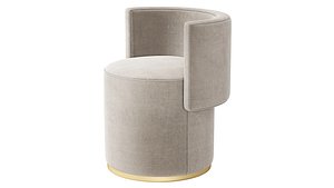 Love Seat Chair Pouf Rugiano Italy 3D model