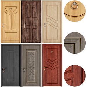 3D model Set Classic Door 09