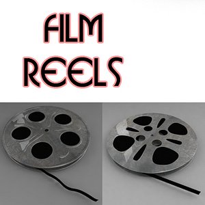 3ds max film reel