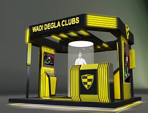 Booth Exhibition Stand a665h 3D model