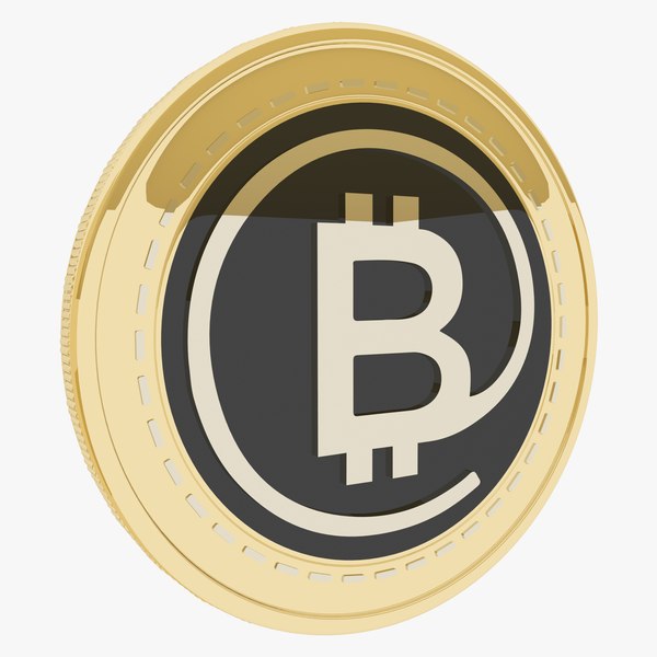 3D Credo Cryptocurrency Gold Coin model