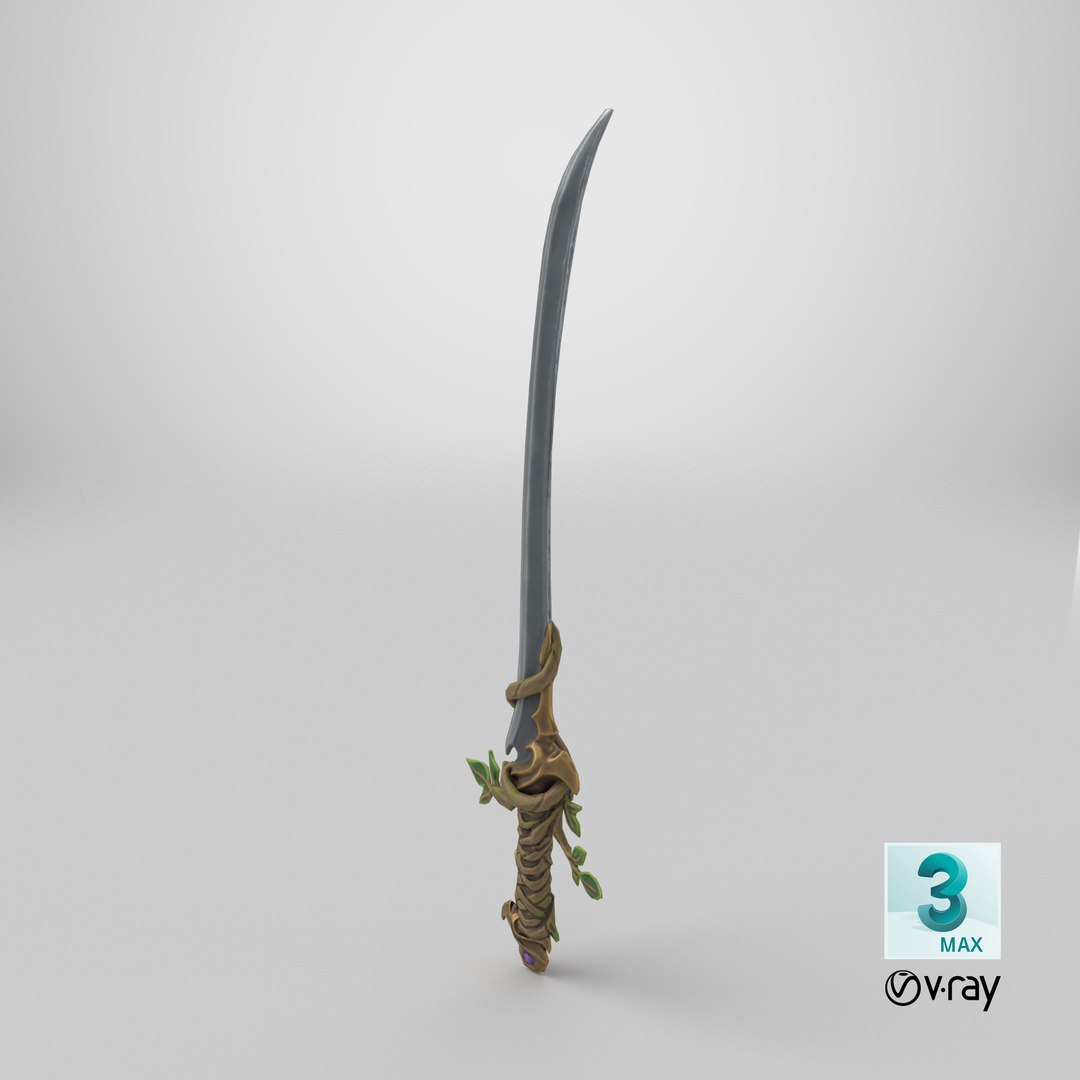 3D Stylized Fantasy RPG Weapon Sword Katana Uchigatana Buster Claymore Long Sword Magical Forest Vine model https://p.turbosquid.com/ts-thumb/5S/Hlvk01/IB/stemcell_max_vray_render/png/1770660920/1920x1080/fit_q87/8d5ea9ef5b03aad17f031ece14414620ee81ee31/stemcell_max_vray_render.jpg