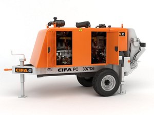max portable concrete pump cifa