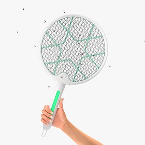 3D Electric Fly Swatter with Mosquito