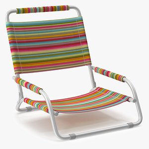 3D model beach chair