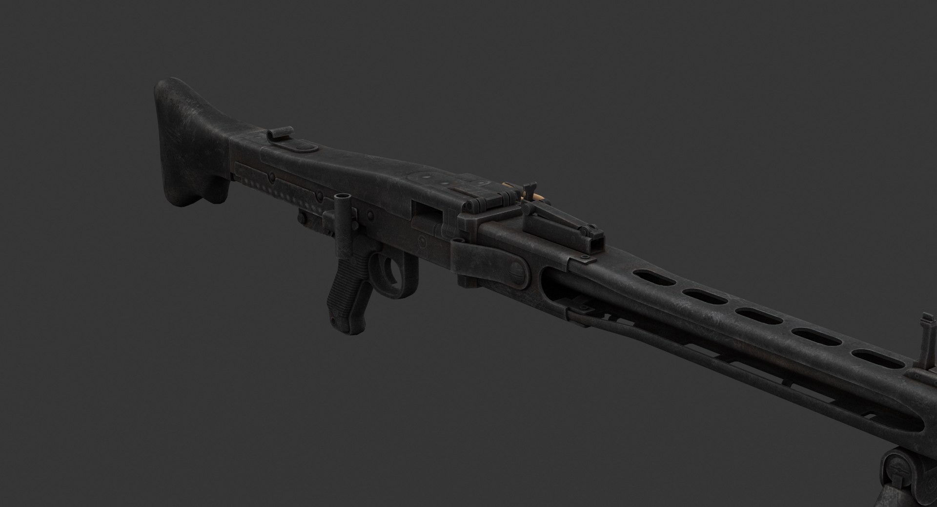 Rheinmetall Mg 3 Machine Gun Model - TurboSquid 1383555