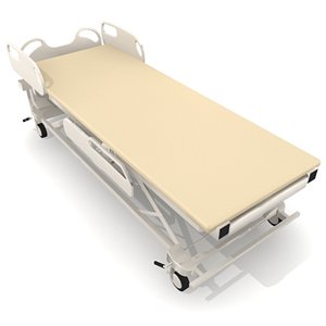 patient bed 3d model