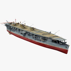 japanese aircraft carrier zuiho 3D