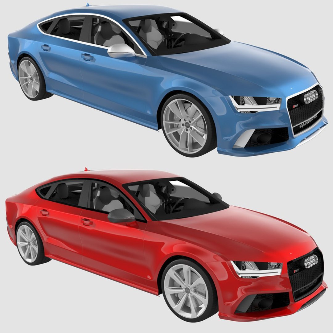 Audi RS7 Collection model - TurboSquid 2051950