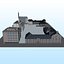 都市の建物ローポリ PP 02