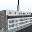 都市の建物ローポリ PP 02