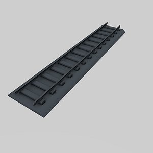 3d train track model