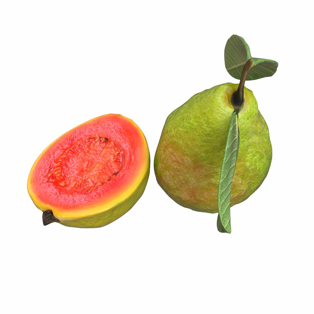 Green Guava Model - TurboSquid 2380271