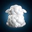 Cute Sheep Figure 3D Print Model